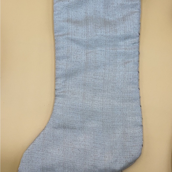 Elegant Christmas stockings, ivory, deep red, forest green - Picture 3 of 5